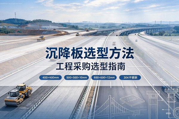 无为沉降板选择方法