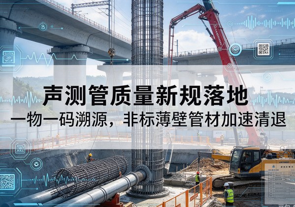 无为声测管质量新规落地，一物一码溯源，非标薄壁管材加速清退