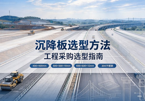 无为沉降板选择方法